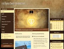 Tablet Screenshot of petersburgfbc.org